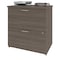 Bestar Bestar Universel 29W Lateral File Cabinet  in bark grey 46630-1147 - alternate 2